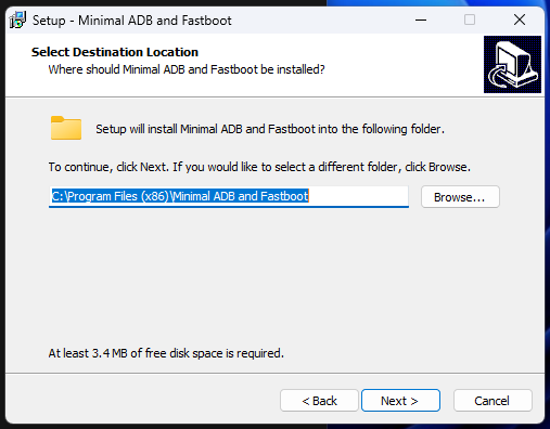 Minimal ADB and Fastboot 64 bit download