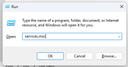 Restart Windows Audio Services
