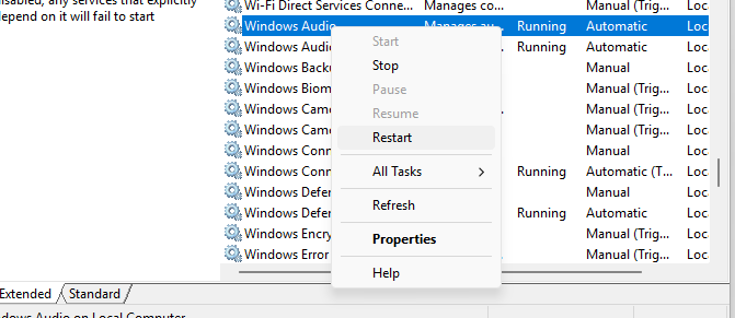 Windows Audio Endpoint Builder