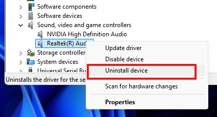 Delete Driver and Refresh Device Manager
